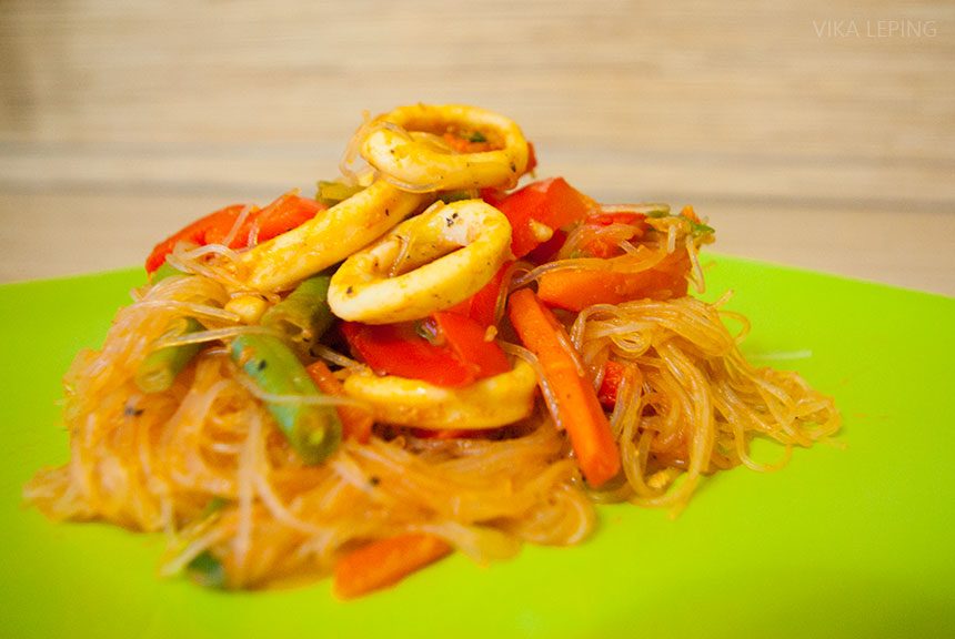 С кальмаром