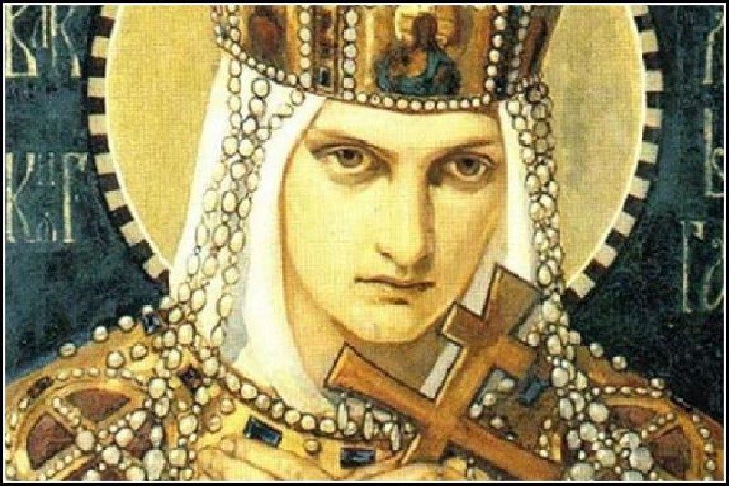 Великая княгиня ольга, принявшая при крещении имя елена
