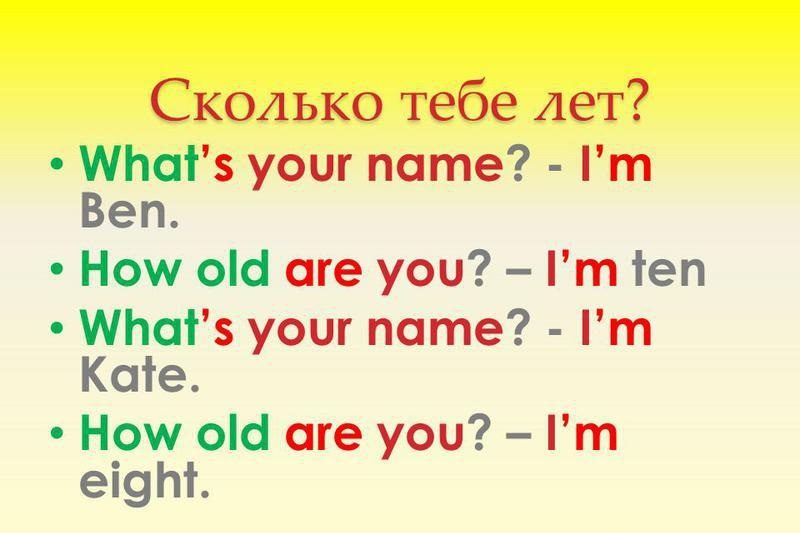 Вопрос "сколько тебе лет?" по английски в диалоге