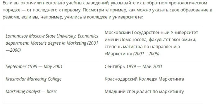 Третья часть: жизненный опыт