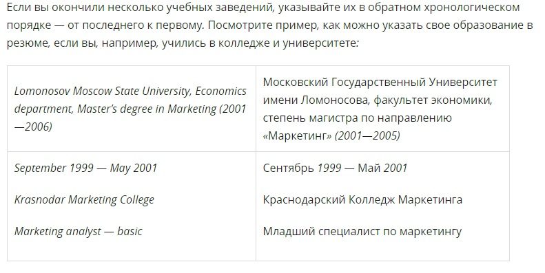 Третья часть: жизненный опыт