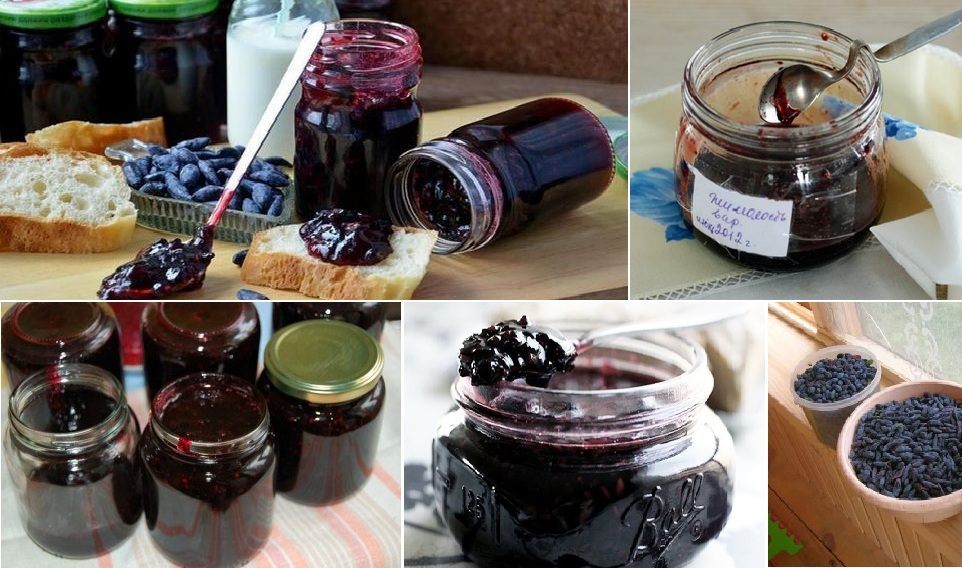 Пятиминутное жимолостное варенье