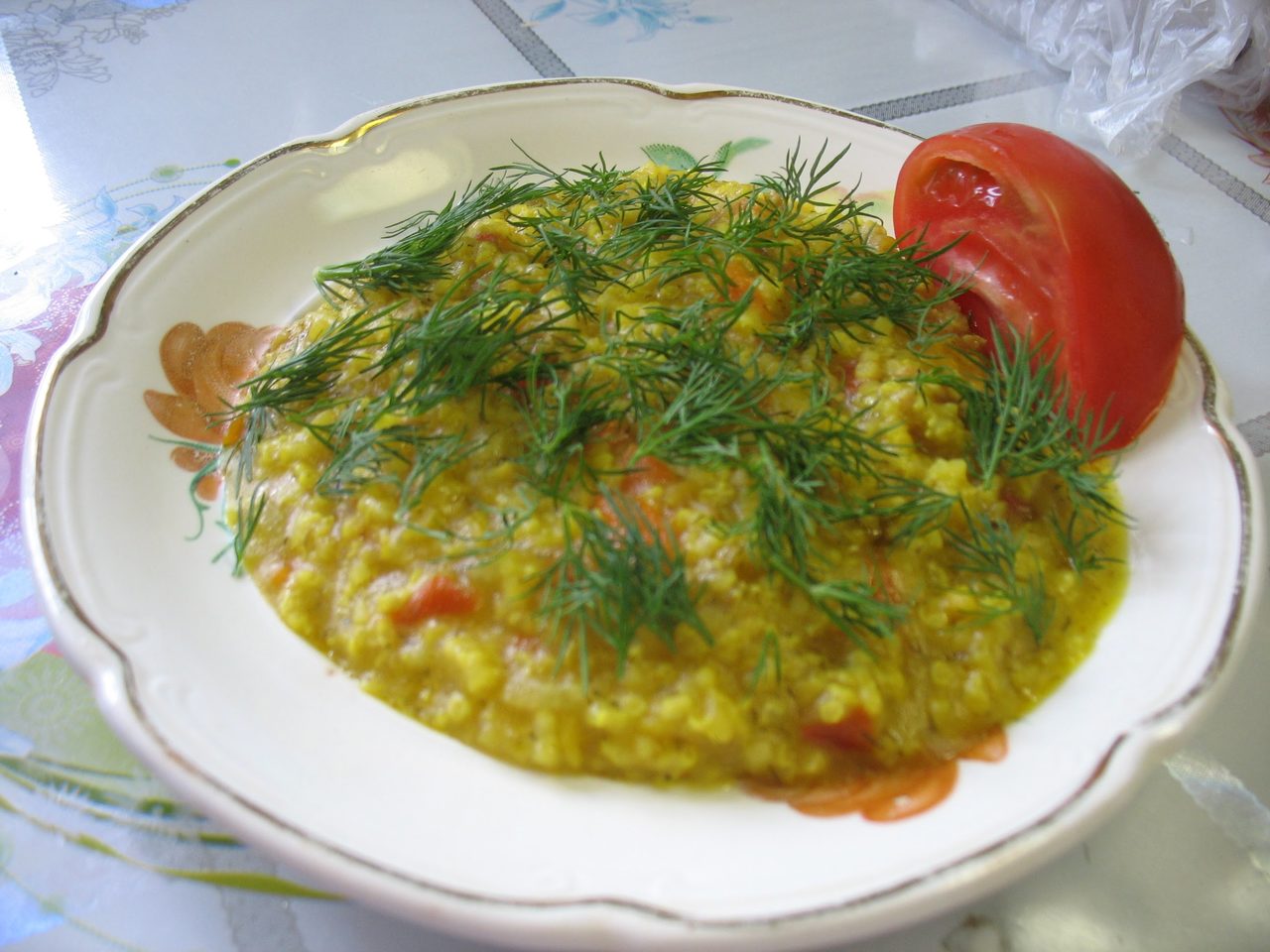 Пшенка с горохом