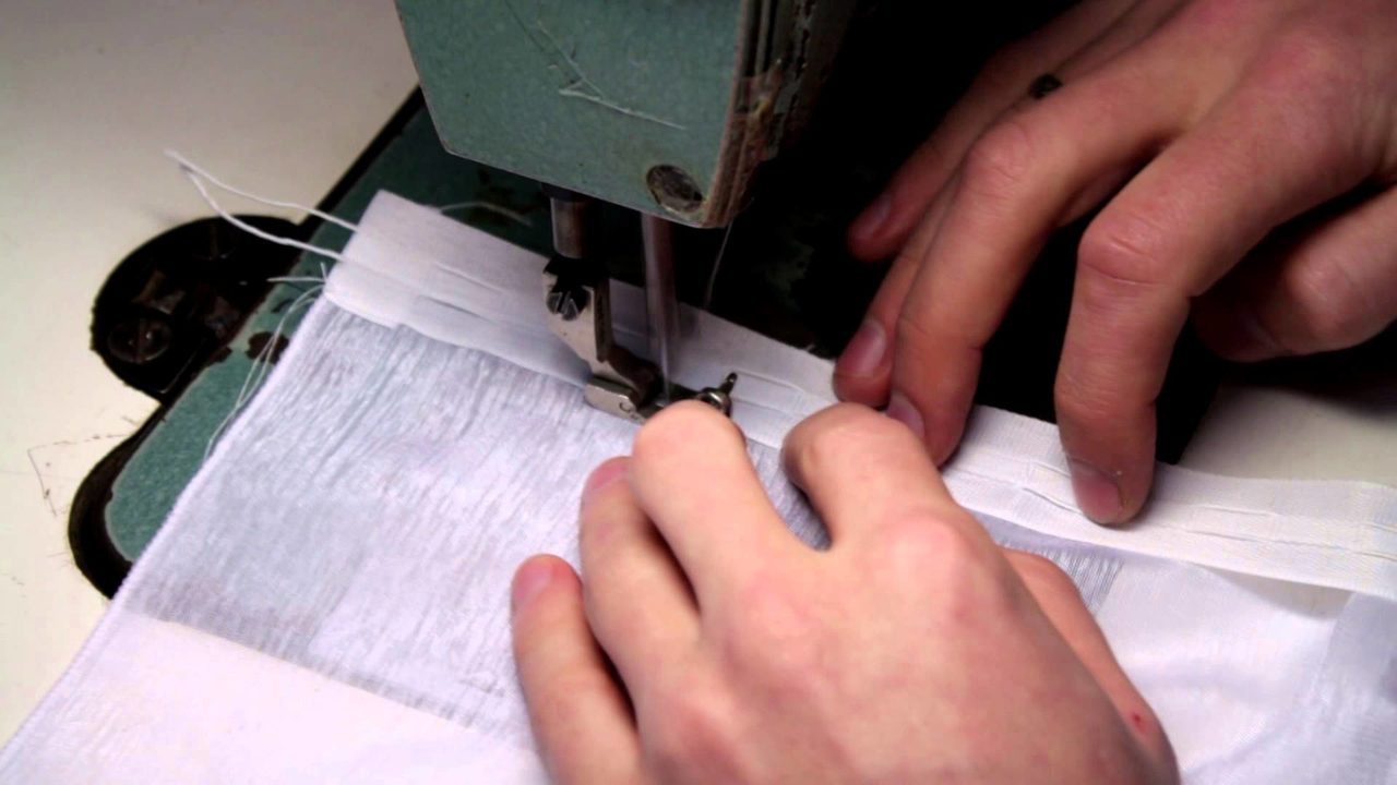 Как ровно отрезать, укоротить тюль, если она длинная?