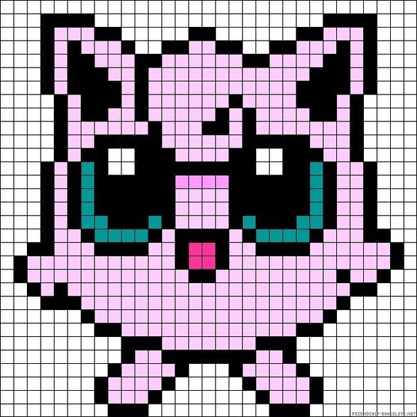 Как нарисовать котика по клеточкам