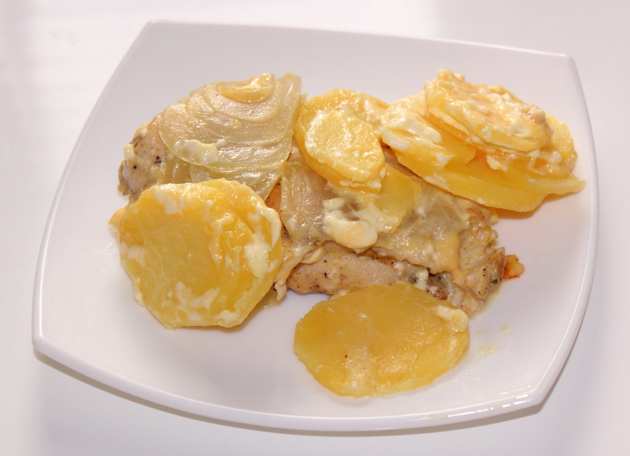 С куриным филе