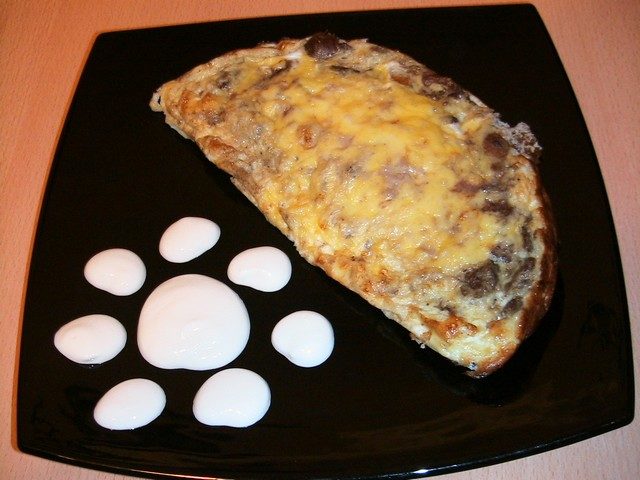 Печеночная яичница