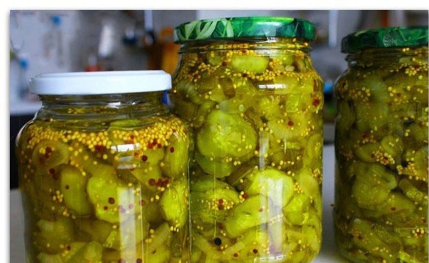 Огурцы по-болгарски резанные