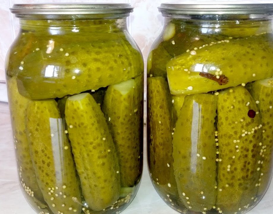 Огурцы по-болгарски с семенами горчицы
