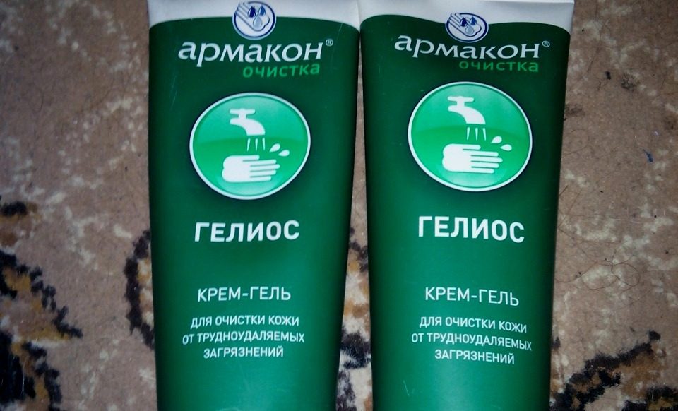 Крем-гель для очищения рук "гелиос"