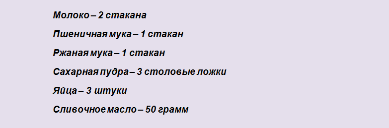 Продукты для приготовления сладкой драчены