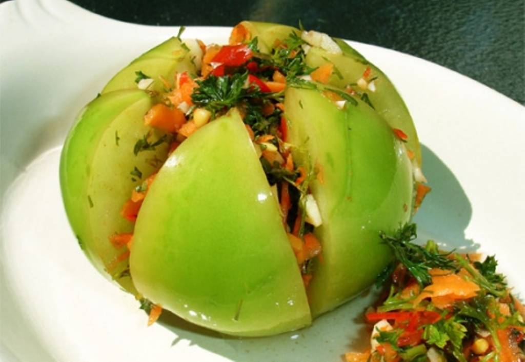 Вкуснейшие фаршированные помидорчики