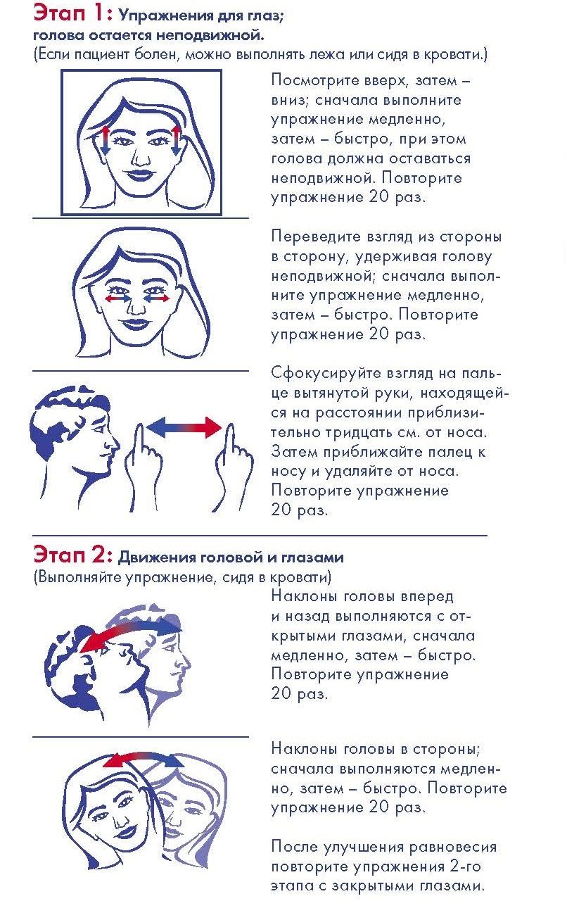Вестибулярная гимнастика