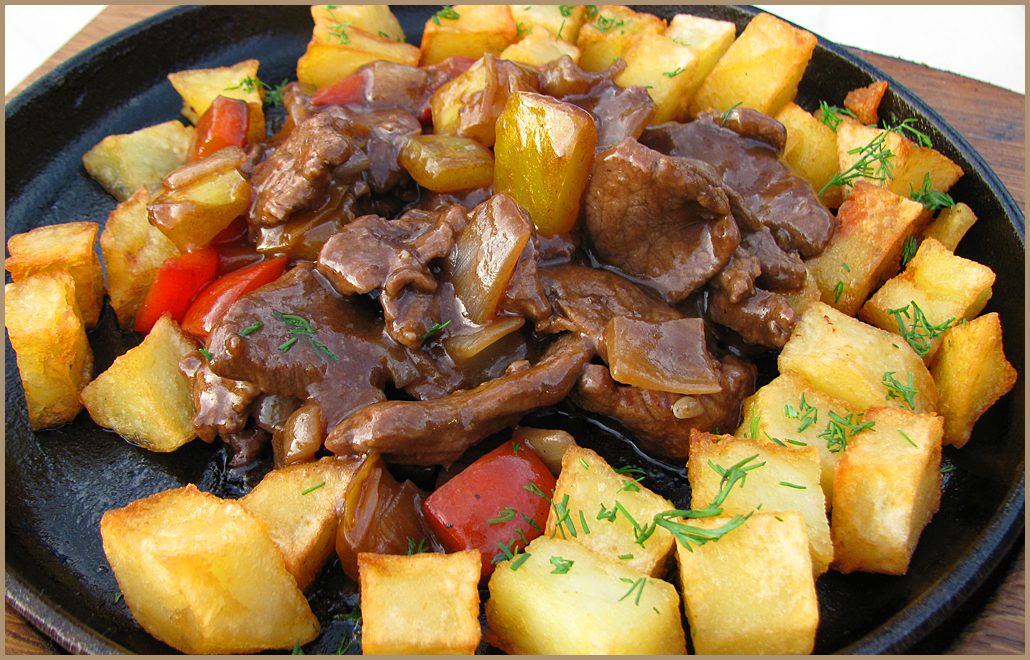 "жаркое" с говядиной