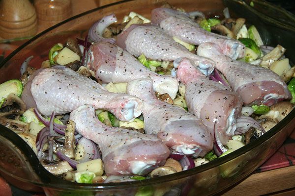Маринование голеней
