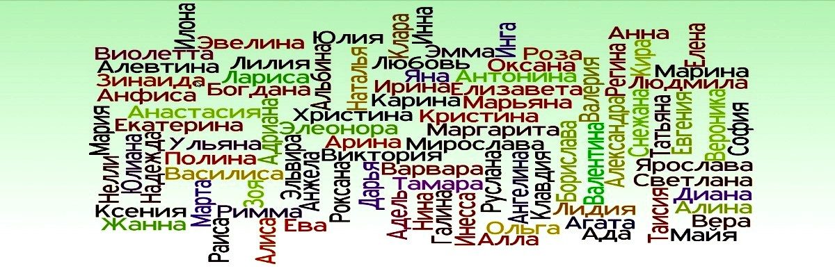 Женские имена