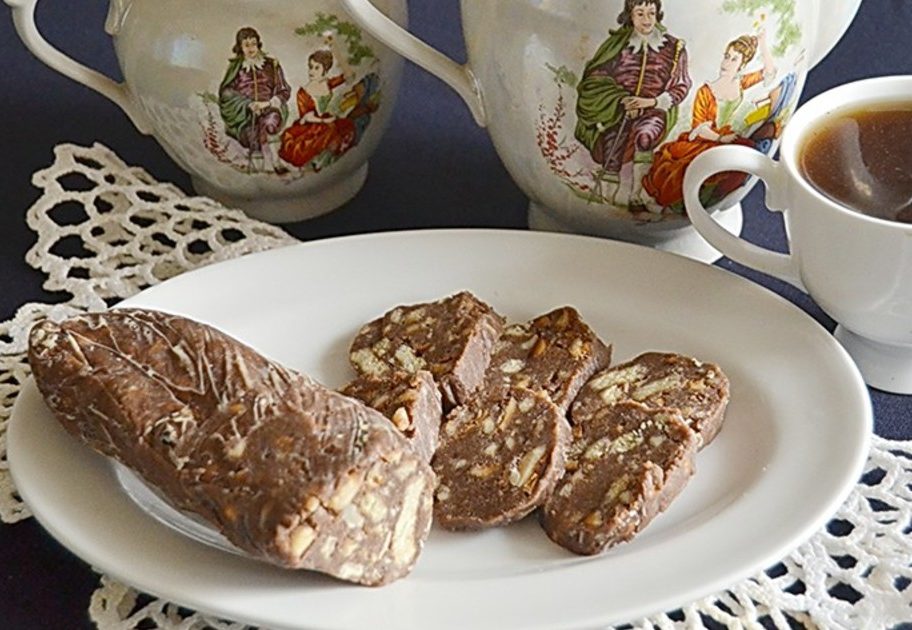 Колбаска сладкая с детской смесью.