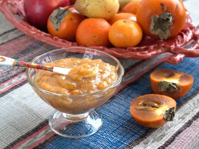 Варенье из хурмы: самый вкусный рецепт с фейхоа, яблоками, лимоном, апельсином, коньком, тыквой, без сахара, дольками. Как сварить повидло, джем из переспелой хурмы: рецепт