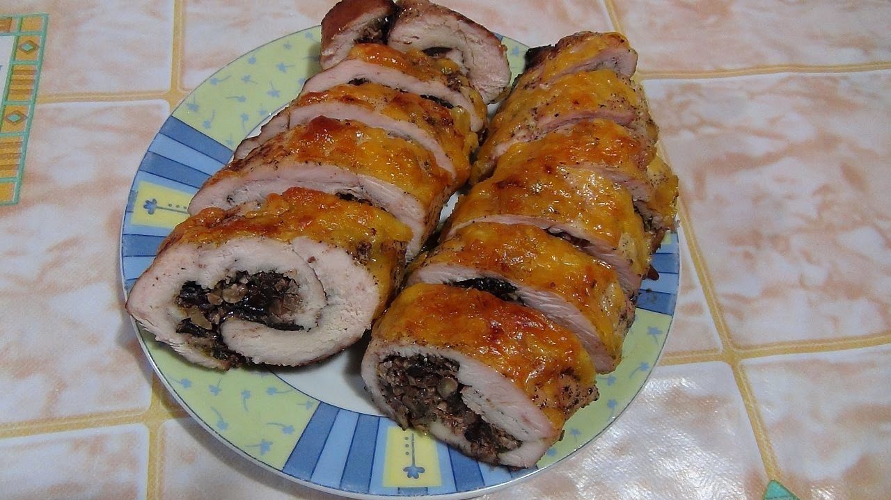 Рулетики с грецким орехом