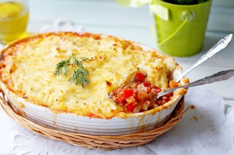 Чечевичный пастуший пирог