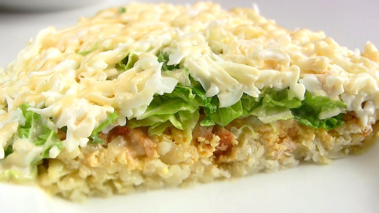 Как вкусно приготовить салат невеста с копченой колбасой: рецепт слоями