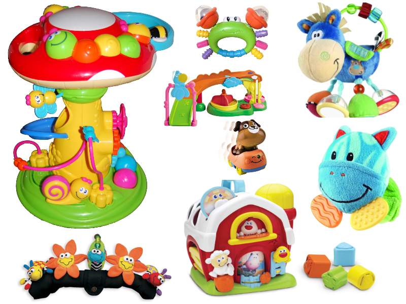Развивающие игрушки для малышей 1-2 года