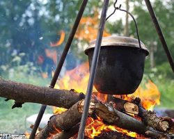 Что можно приготовить на природе: лучшие рецепты мясных и рыбных блюд на костре — свиной и грибной шашлык, ребрышки, сазан, скумбрия, картофель, уха, лагман, шурпа, морской коктейль