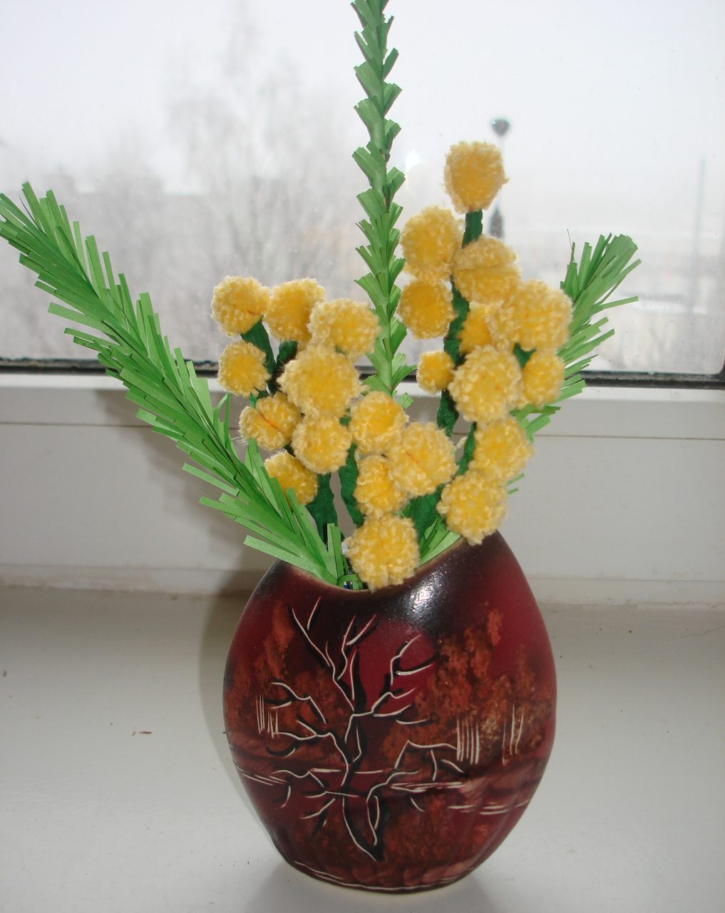 Цветы мимозы