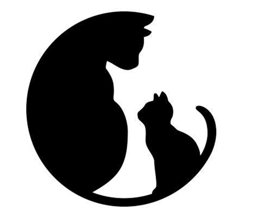 Шаблоны котов для вырезания, пример 2