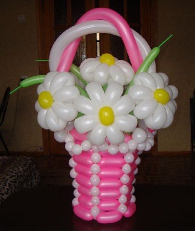Корзина с цветами