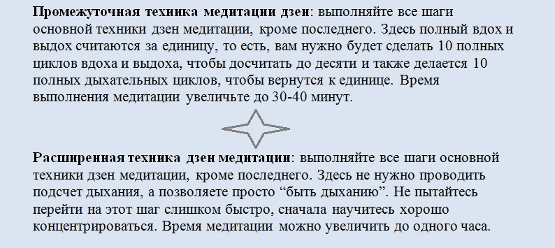 Две основных техники дзен медитации