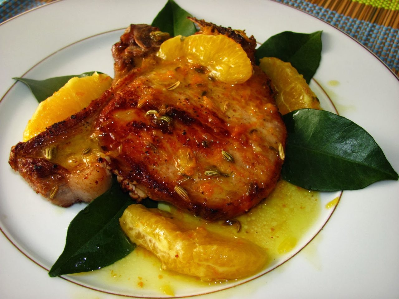 Мясо на косточке в пиве