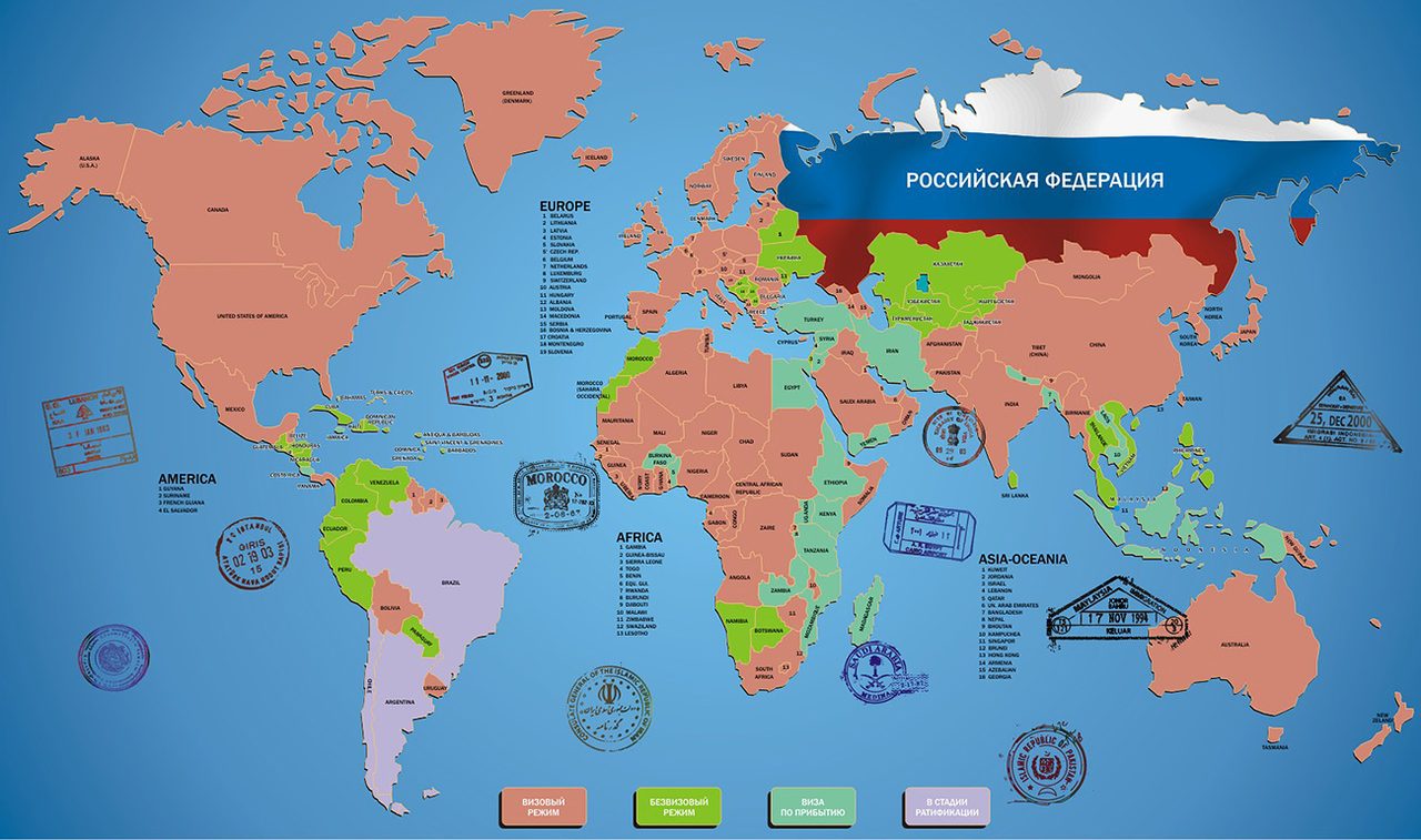 Страны без шенгена для россиян