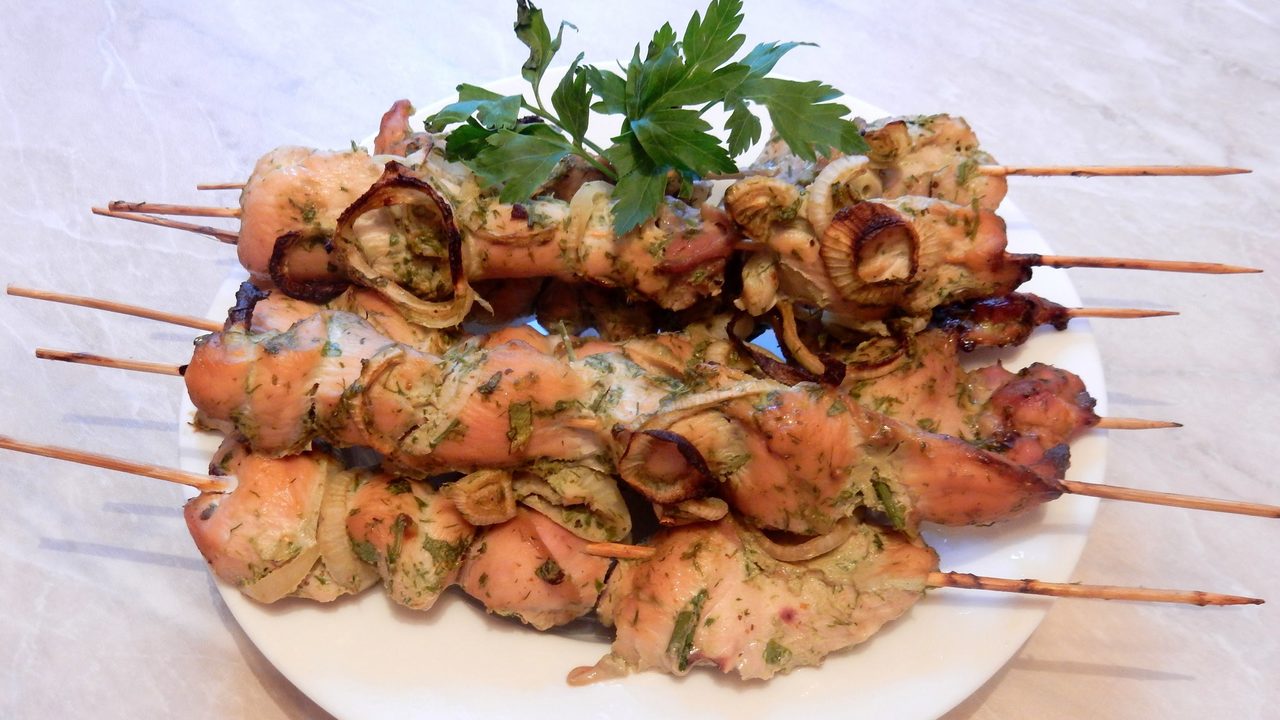 Шашлычок из индейки