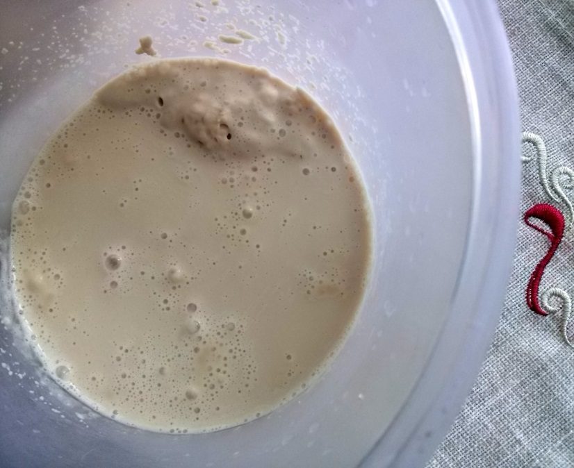 Опара для домашнего бургера