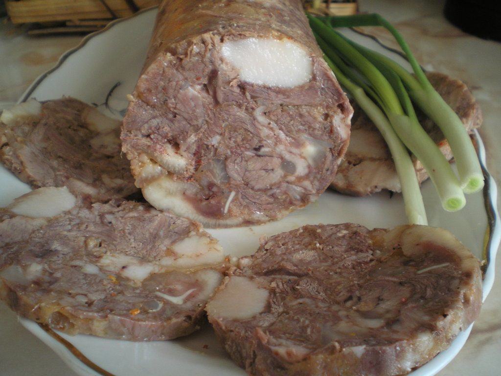 Зельц в бутылке