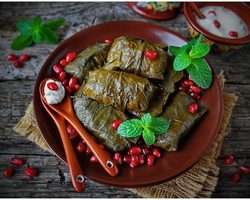 Как приготовить долму классическую, вегетарианскую, с булгуром, рыбой, айвой: простые и вкусные рецепты с соусом для заправки