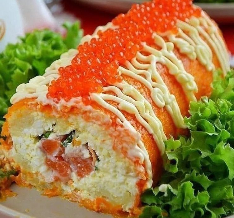 Салат "царский рулет"