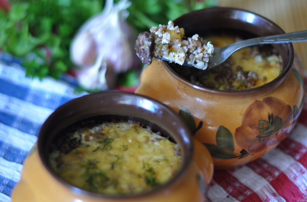 Гречка с сыром и
