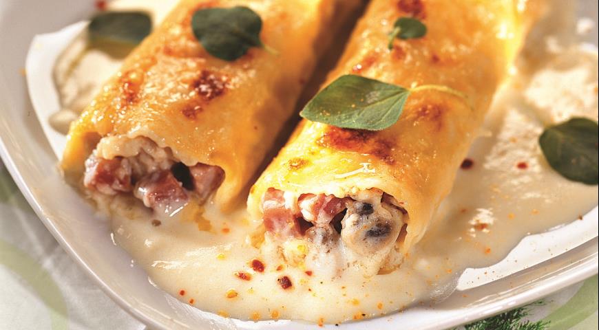 Каннеллони с печенью