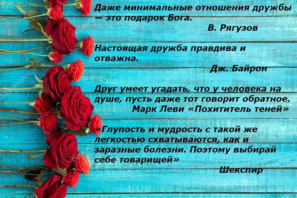 Слова, которые заставляют понять что такое "настоящая" дружба № 3