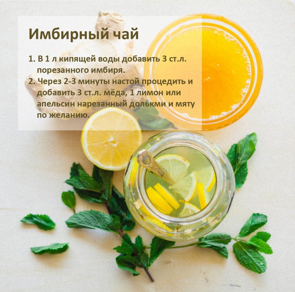 Имбирный чай рецепт