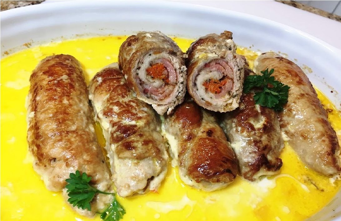 Мясные пальчики из двух видов мяса