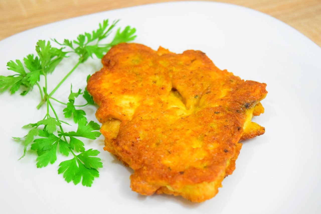 "пятиминутная" куриная отбивная на ужин