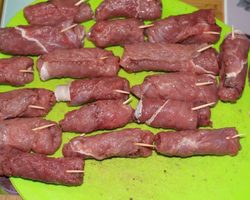 Пальчики из свинины, куриного филе, говядины, мясные пальчики