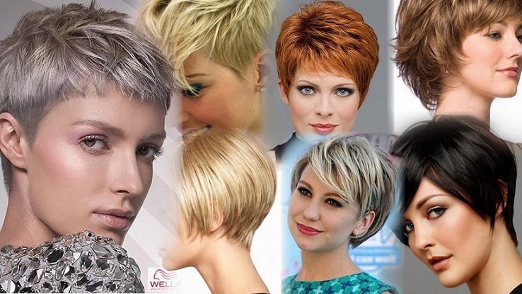 Короткие молодежные стрижки женские