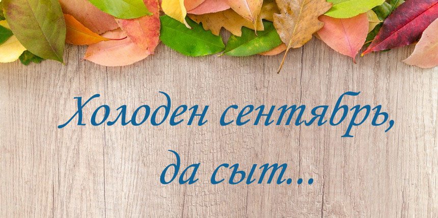 Расскажите в пословицах о каждом осеннем месяце