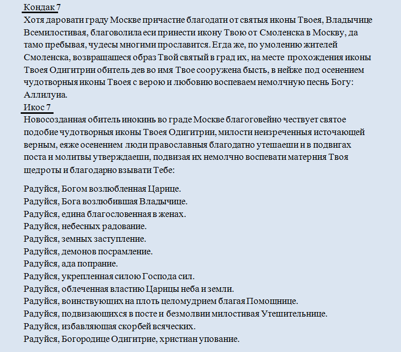 Кондак 7 икос 7
