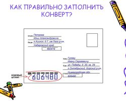 Правильное заполнение конверта Почты России: образец, пример. Как правильно писать цифры индекса на почтовом конверте? На почтовом конверте пишется индекс отправителя или получателя?