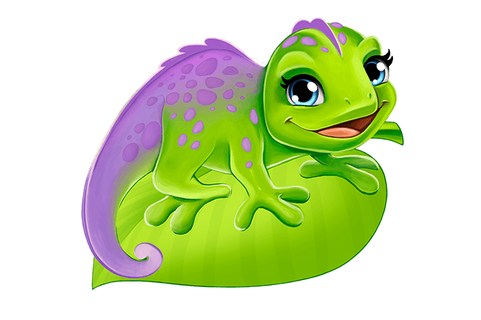 Рисунок хамелеона для детей
